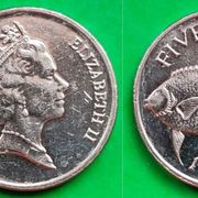 Bermuda 5 cents, 1997 ***/