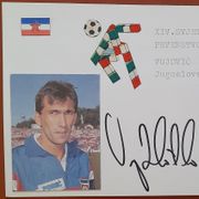 Hajduk-Split, Zlatko Vujović ,  originalni autogram