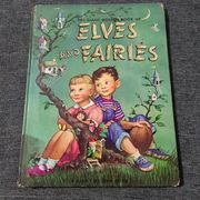 VINTAGE THE GIANT GOLDEN BOOK OF ELVES AND FAIRIES 1951 JANE WERNER Pixie