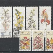 Južna Afrika / RSA - cvijeće / 2 žigovane serije