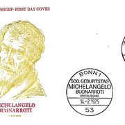 Njemačka FDC - Michelangelo - sa prigodnim žigom/655/