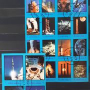 J73: Ajman (1970), Svemir, Apollo i Gemini, nezupčani komplet (CTO)