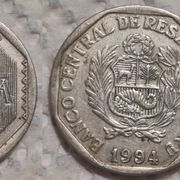 Peru 1 sol 1975 1991 1994 ****/
