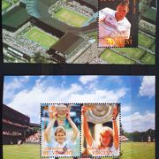 R52: Grenadini Sv. Vincenta, Tenis, poznati asovi, lot blokova (MNH)