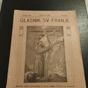 Glasnik sv Franje 1916 Zagreb.Hrvatska prije 1918!!!