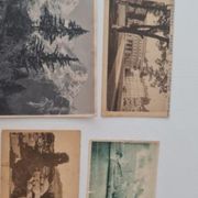Četiri razglednice cca 1930.