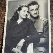 Partizan vidi se Spomenica 1941. realna  fotografija format razglednica