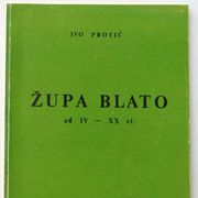 Korčula, župa Blato od IV - XX st. Blato 1976. g. ➡️ nivale