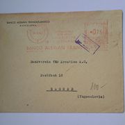 Španjolska  - Hrvatska 1945.Dvostruka cenzura Vojna  i Španj.RRR