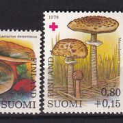 Finska 1978 - Mi.br. 830/832, gljive, čista serija / (GLJI)