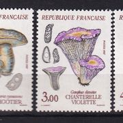 Francuska 1987 - Mi.br. 2622/2625, gljive, čista serija / (GLJI)