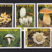 Niger 1985 - Mi.br. 962/966, gljive, čista serija / (GLJI)