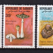 Džibuti 1987 - Mi.br. 488/490, gljive, čista serija / (GLJI)