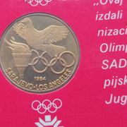 Medaljon Olympic Games Sarajevo - Los Angeles 1984
