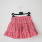 H&M suknja od tila roze boje/volančići, vel. 128