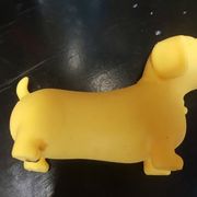 Pas igračka anti stres ROZI - ŽUTI