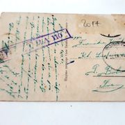 NDH cenzura, žig Cenzura 110, Sremska (Hrvatska ) Mitrovica, 1943.!
