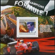 R09: Komori (2010), Prvaci Formule 1, blok (MNH)