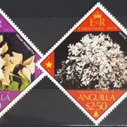 S72: Angvila (1979), Flora, Božić, komplet (MNH)