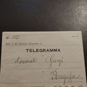 Stara telegram koverta RAGUSA sve kao na slici!!!