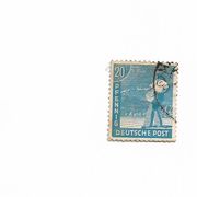 Deutsche Post 20 pfennig   1946