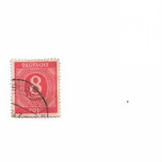 Briefmarke deutsche Post 8 pfennig  1946