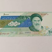 IRAN 10 000 RIALS UNC