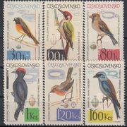 ČEHOSLOVAČKA 1495-1500,neponišteno,ptice