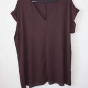 F&F bluza/tunika ljubičaste boje, vel. 46/XL