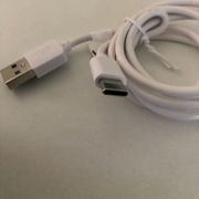 Bijeli USB kabel/ kabl za mobitel, tip C, bez adaptera za struju