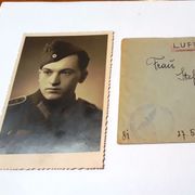 Njemačko pismo s fotografijom, Pariz Beč, WWII!