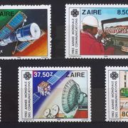 T14: Zair (Kongo DR, 1983), Svjetska godina komunikacija, komplet (MNH)