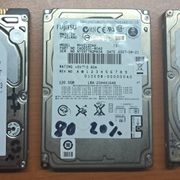 Lot od 3 hard diska za stare laptope ATA 2.5 sa 44 pina ispravni