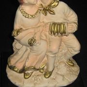 Figura alabaster zagrljeni ručno oslikana