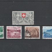 Švicarska - 1953 - "Pro Patria" - žigovana serija