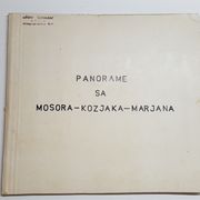 KNJIŽICA, STARE KARTE, PANORAMA SA MOSOR, KOZJAK, MARJAN IZ 1970. g.