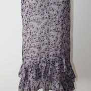 Next tunika/haljina sivo-lila boje/cvjetni print, vel. M (UK 12)