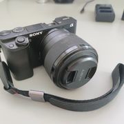 Sony alpha 6000 + Canon EOS 450D