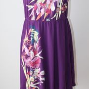 Dorothy Perkins haljina ljubičaste boje/print, vel. 42/L