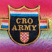 Platnena oznaka Cro Army