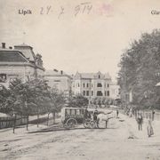 Lipik glavni trg 1914. stara razglednica ➡️ nivale
