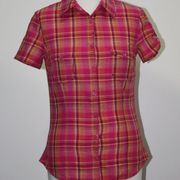 H&M L.O.G.G. košulja roze boje/karirani uzorak, vel. 36/S