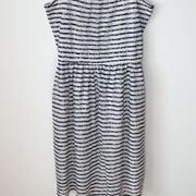 H&M haljina bijele boje/plave pruge, vel. 158/164