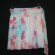 Esprit suknja svijetlo roze boje/cvjetni print, vel. XL