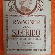 Wagner - Sigfrido - pianoforte solo