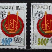 A34: Gvineja (1992), FAO, WHO, nerabljen komplet (MNH)