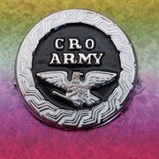 Metalna oznaka za kapu Cro Army ,1991 g.