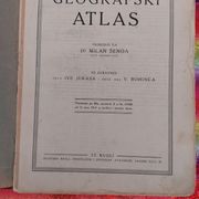 Zemljopisni atlas kraljevina Jugoslavija,1934 g.