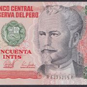 Peru, 1987, 50 Intis, UNC