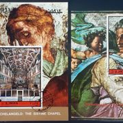 T62: Ajman, Michelangelo, poznata djela, lot nezupčanih blokova (CTO)